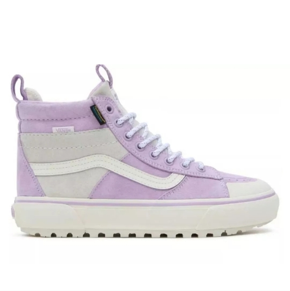Vans MTE-2 Sk8-Hi DR Shoes Purple Violet Ice Marshmallow NIB Rare UK Mens 9.5 - Picture 4 of 7